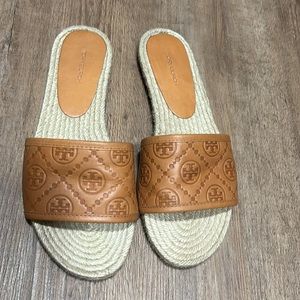 tory burch espadrille slide